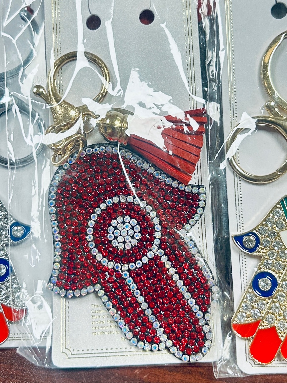 25 for $25 KeyChain Purse Charms CATS DOGS HAMSA HEARTS GUITARS CROSS - more NEW - Picture 2 of 14